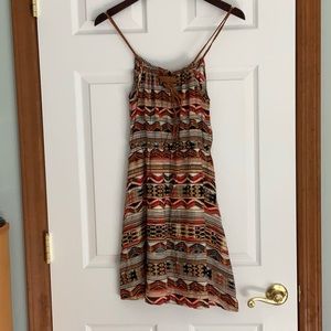 Tribal print summer dress